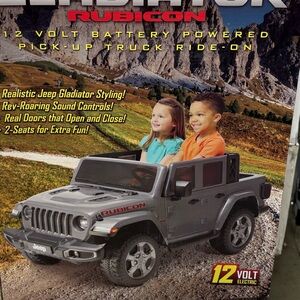 Jeep Gladiator Rubicon Gray Ride-On Truck